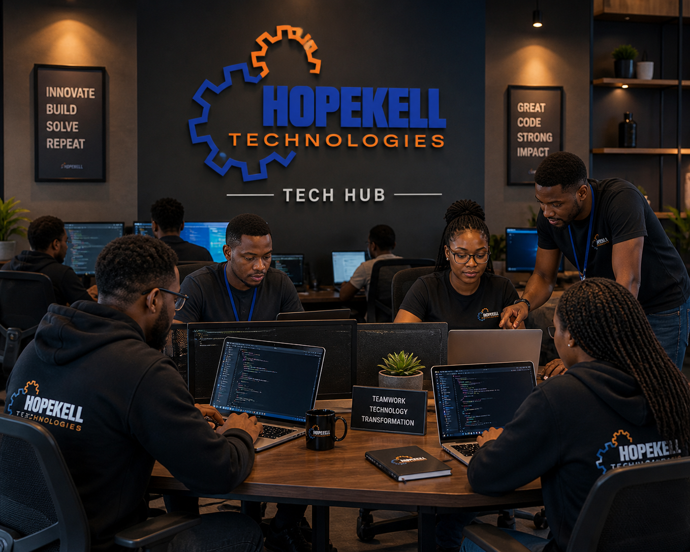 Hopekell Technologies software illustration